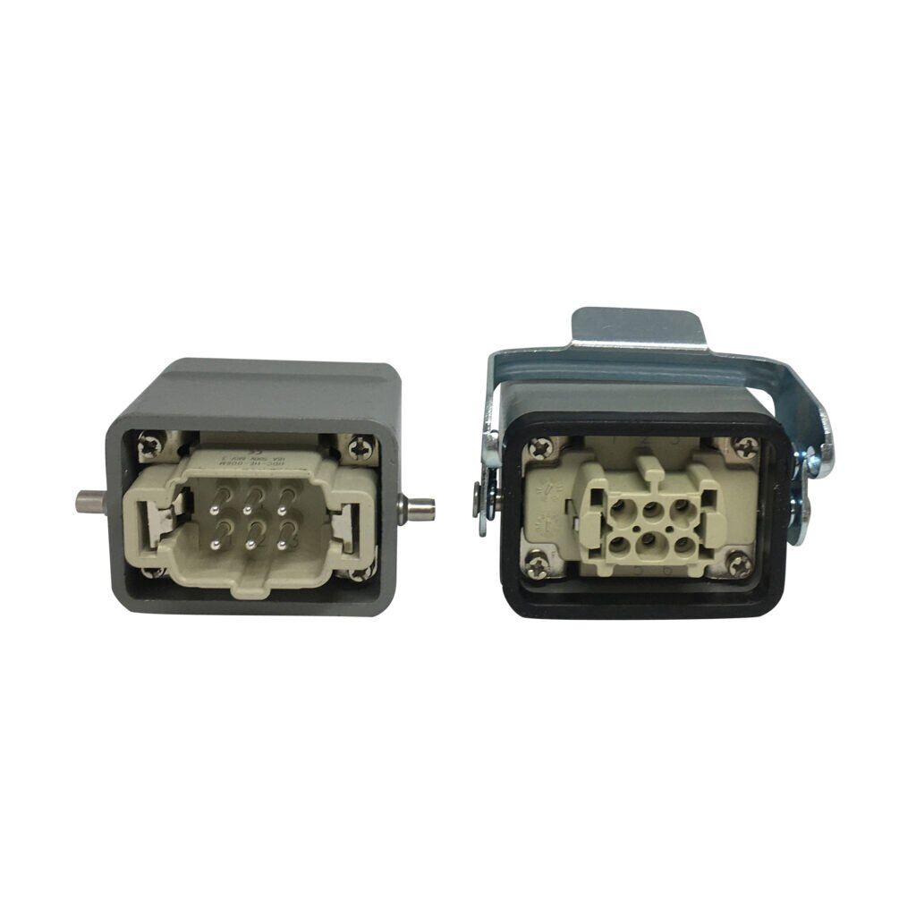 6 pins heavy duty rectangular industrial connectors-UMER CONNECTOR